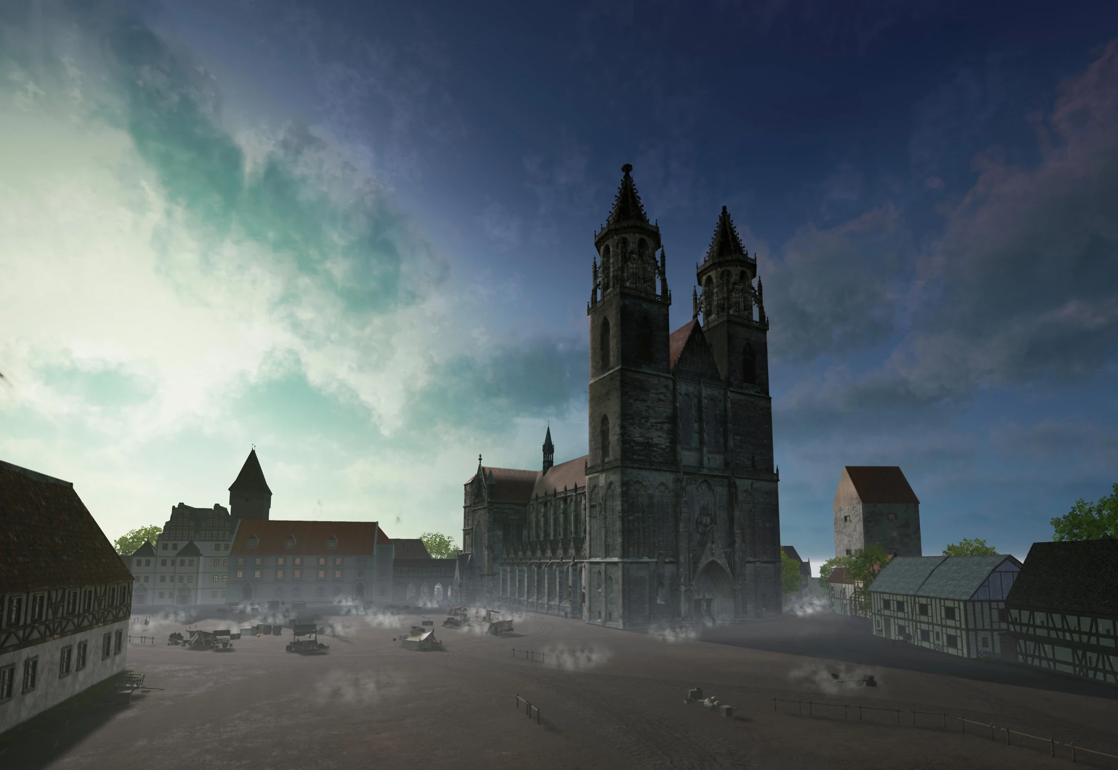Virtuelle historische Rekonstruktion des Magdeburger Doms und seines Umfelds