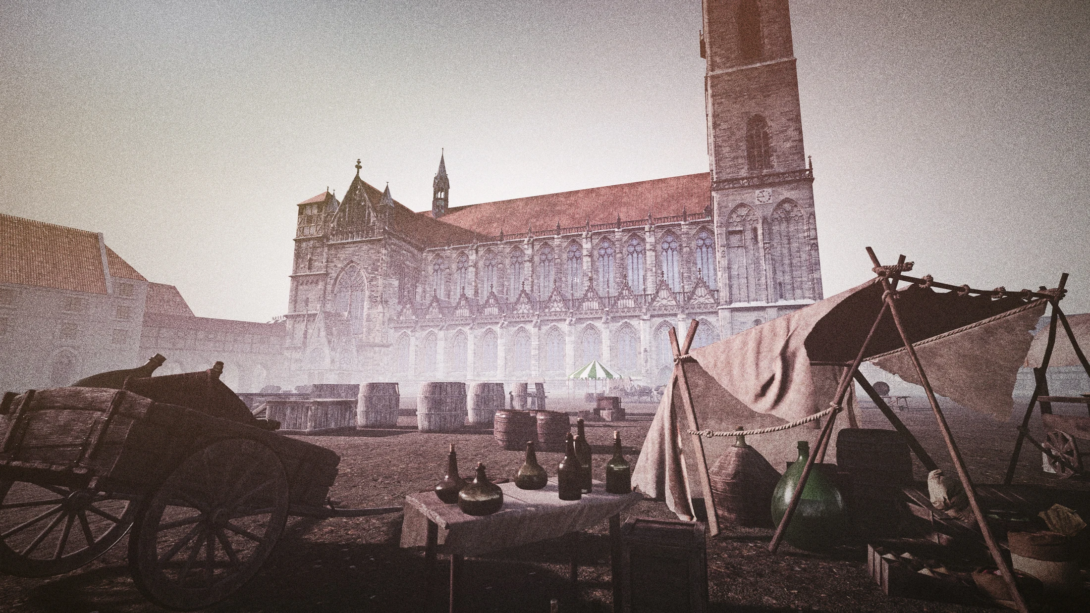 Virtuelle historische Rekonstruktion des Magdeburger Doms und seines Umfelds – Ansicht 2