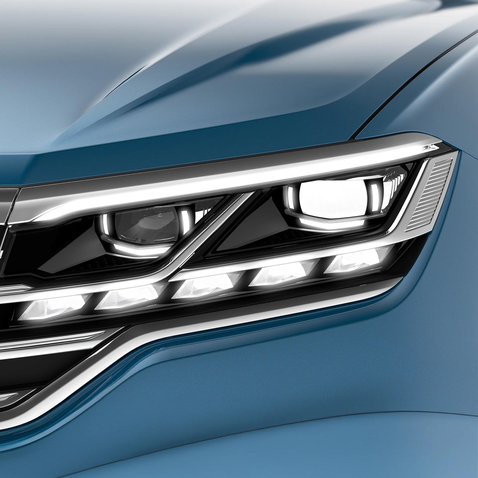 Visualisierung eines Volkswagen Fahrzeugantriebs im transparenten Fahrzeugmodell – Ansicht 6